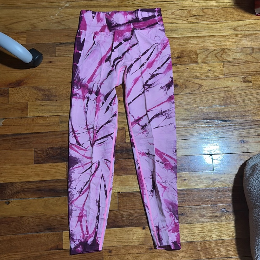 Pink Tie Dye Leggingsgs